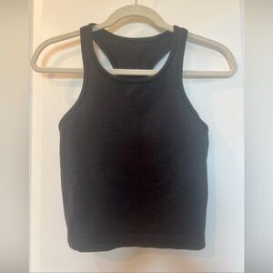Lululemon align Women's Black Ribbed Tank Top 8 excellent like new